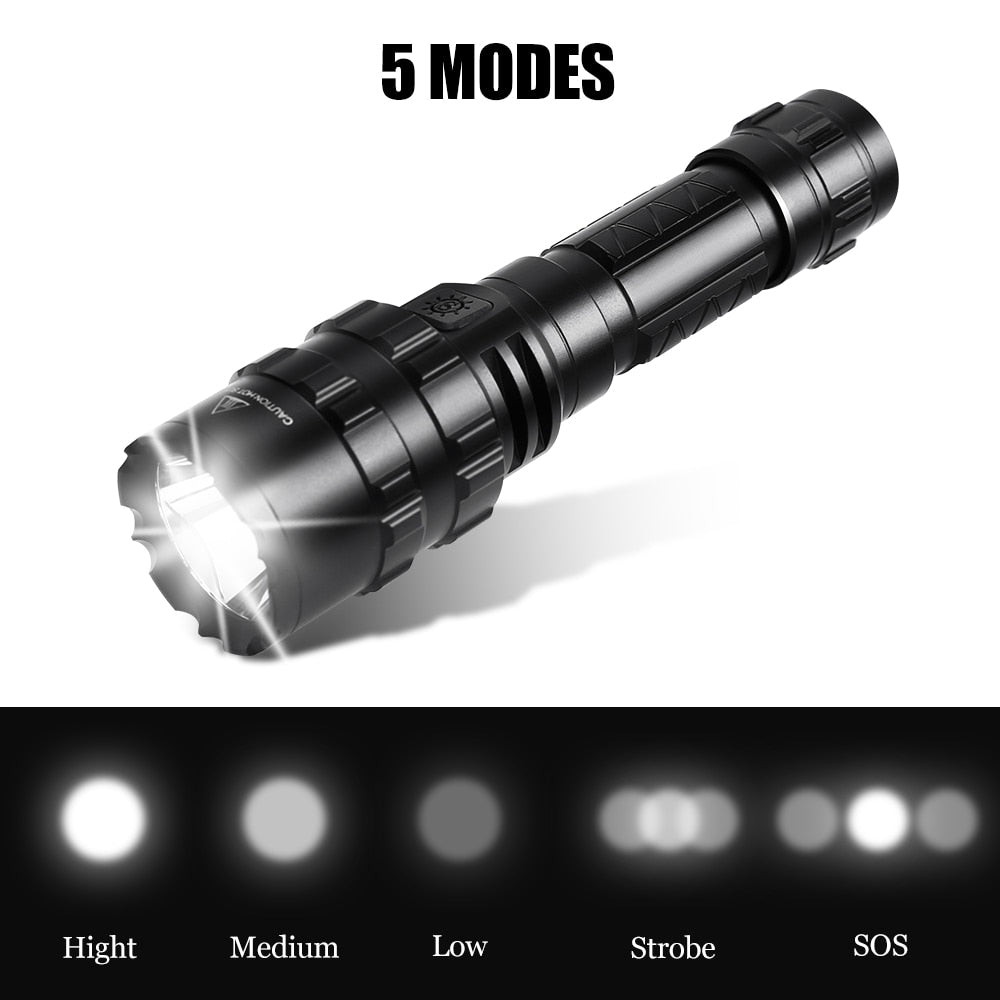 MR1 Tactical Weapon Light - #1 Rail Mounted Strobe Flashlight - Military Overstock