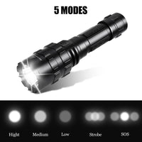 Thumbnail for MR1 Tactical Weapon Light - #1 Rail Mounted Strobe Flashlight - Military Overstock