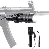 Thumbnail for MR1 Tactical Weapon Light - #1 Rail Mounted Strobe Flashlight - Military Overstock