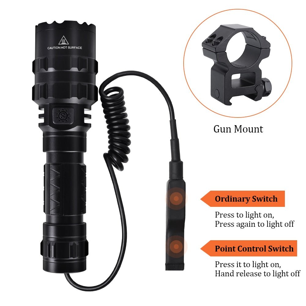 MR1 Tactical Weapon Light - #1 Rail Mounted Strobe Flashlight - Military Overstock