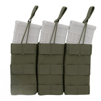 Thumbnail for Open Top Triple Magazine Pouch 5.56 - Military Overstock