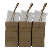 Thumbnail for Open Top Triple Magazine Pouch 5.56 - Military Overstock