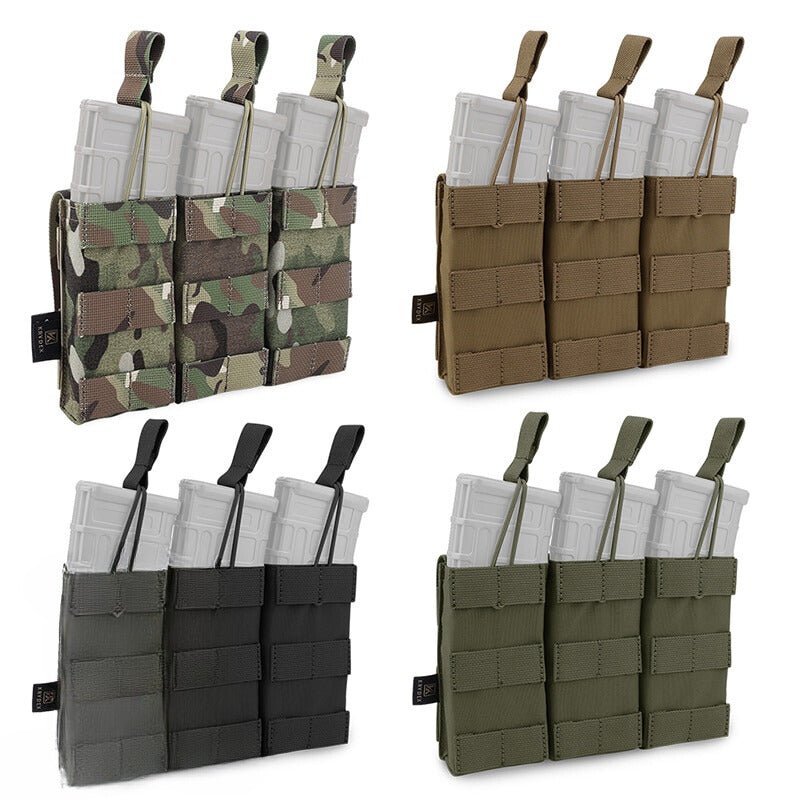 Open Top Triple Magazine Pouch 5.56 - Military Overstock