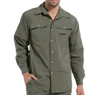 Thumbnail for Quick Dry Tactical Button Up Shirt - Military Overstock