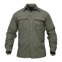 Thumbnail for Quick Dry Tactical Button Up Shirt - Military Overstock