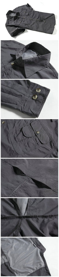 Thumbnail for Quick Dry Tactical Button Up Shirt - Military Overstock