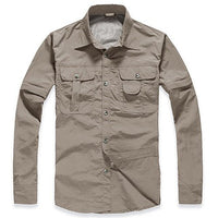 Thumbnail for Quick Dry Tactical Button Up Shirt - Military Overstock