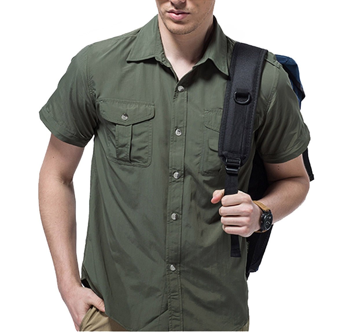 Quick Dry Tactical Button Up Shirt - Military Overstock