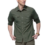 Thumbnail for Quick Dry Tactical Button Up Shirt - Military Overstock