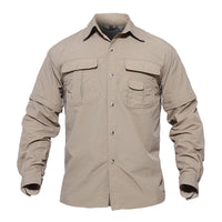 Thumbnail for Quick Dry Tactical Button Up Shirt - Military Overstock