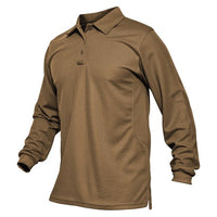 Thumbnail for Quick Dry Tactical Long Sleeve Collared Shirt - Military Overstock