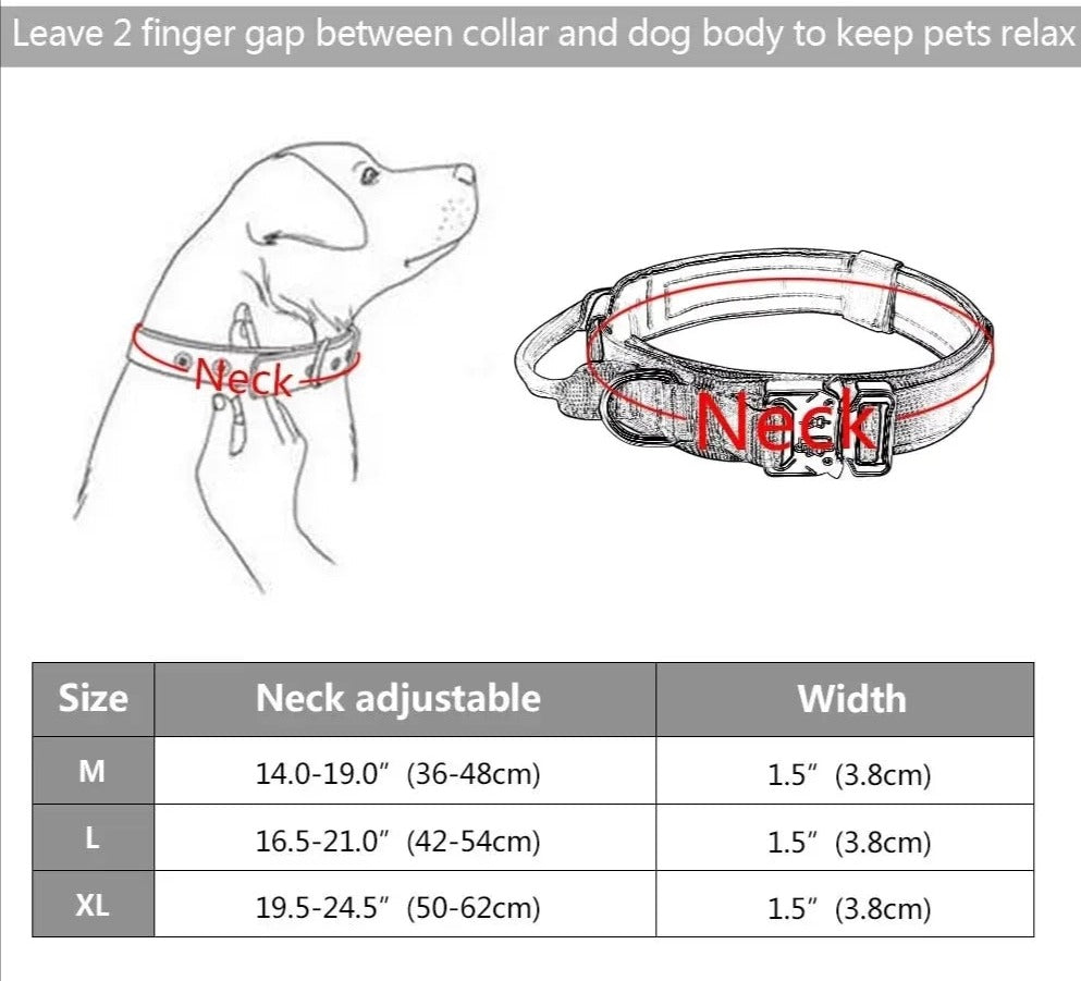 Quick Release Tactical Dog Collar - Military Overstock