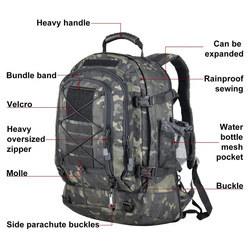 RangerElite 60L Tactical Rucksack - Military Overstock