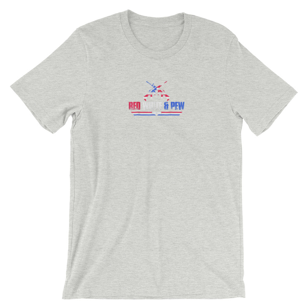 Red White & Pew T-Shirt - Military Overstock