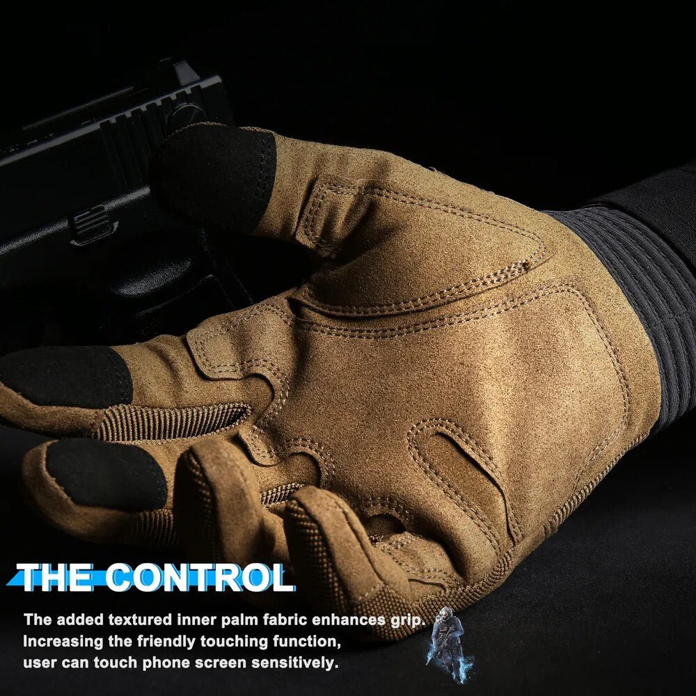 Reinforced Knuckle Tactical Gloves - Military Overstock