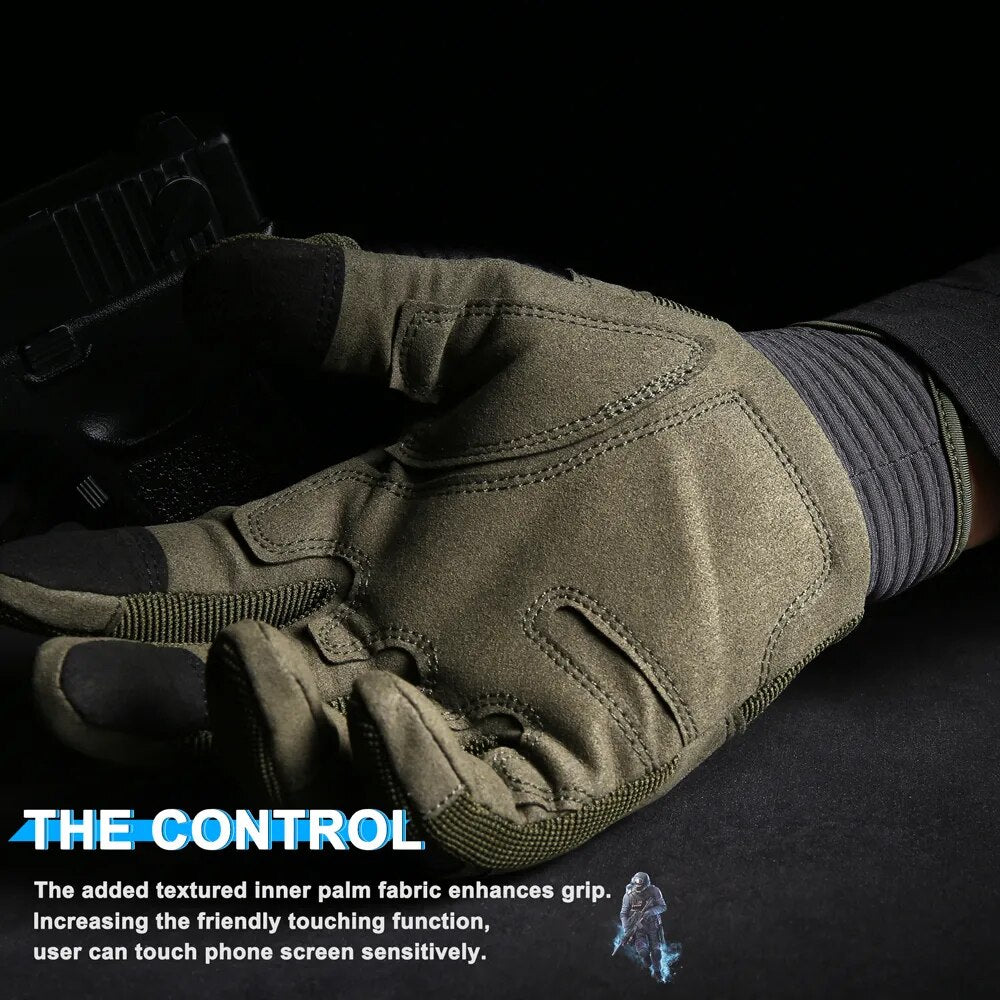 Reinforced Knuckle Tactical Gloves - Military Overstock