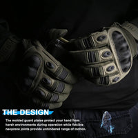 Thumbnail for Reinforced Knuckle Tactical Gloves - Military Overstock