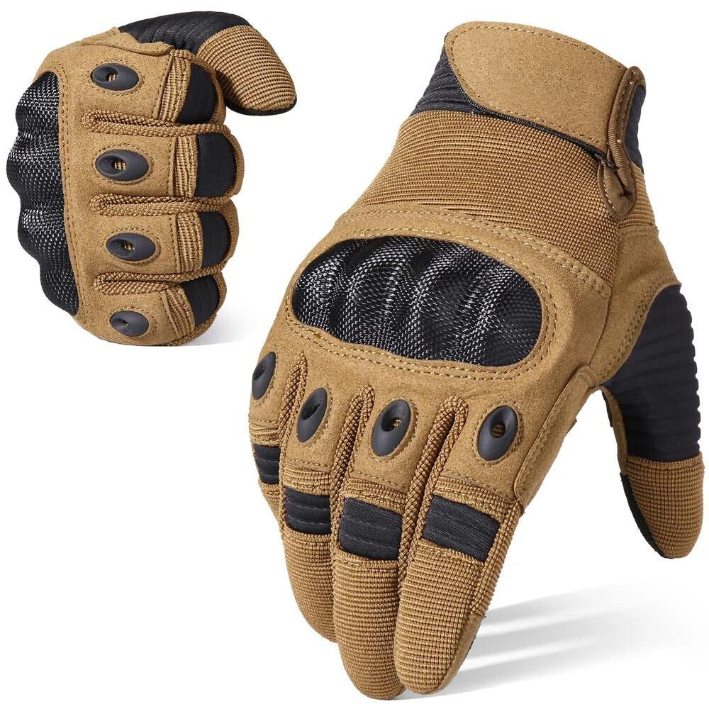 Reinforced Knuckle Tactical Gloves - Military Overstock