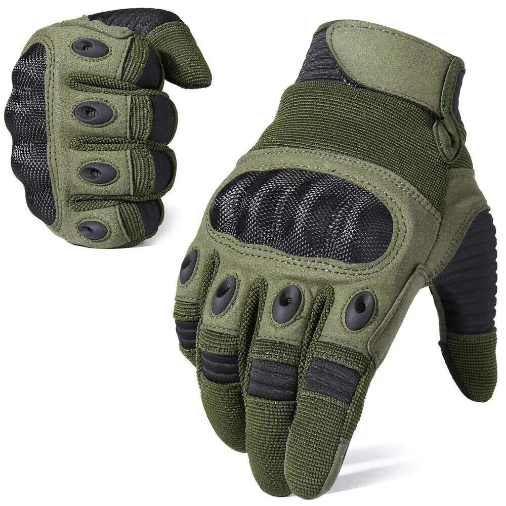 Reinforced Knuckle Tactical Gloves - Military Overstock