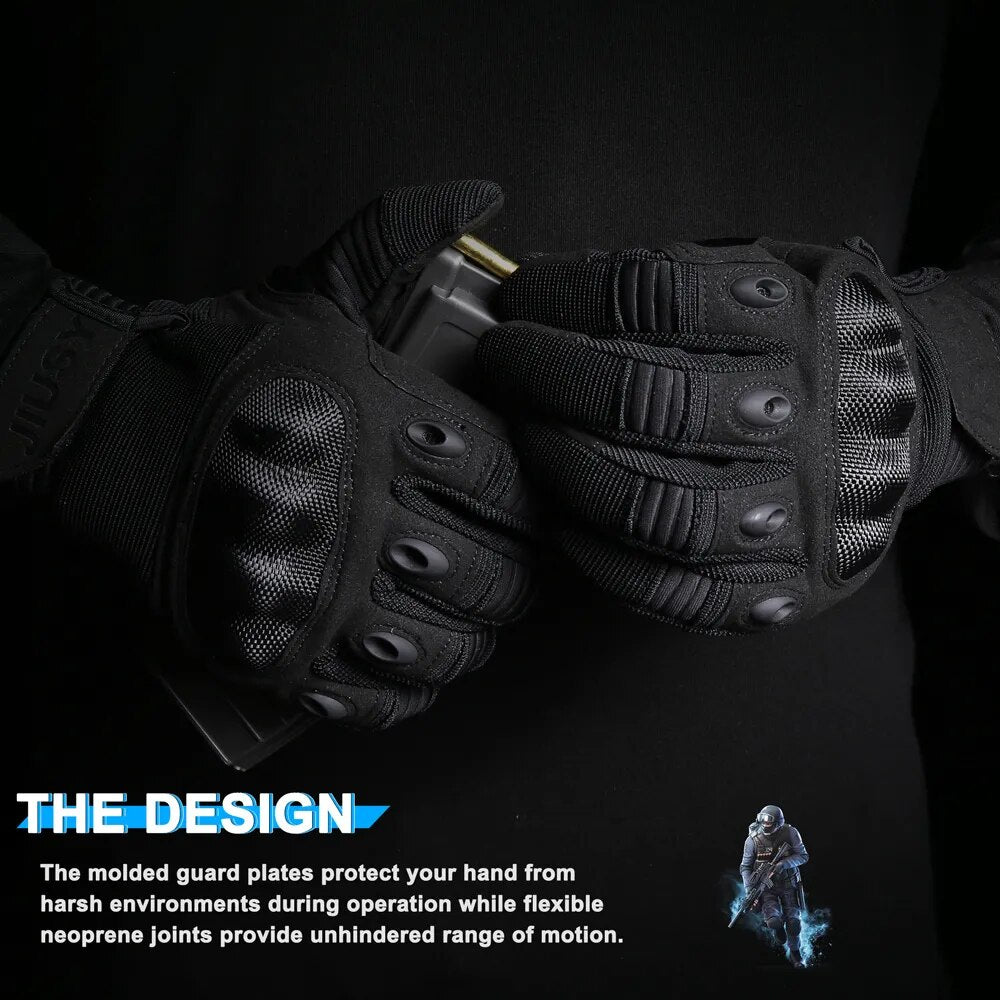 Reinforced Knuckle Tactical Gloves - Military Overstock