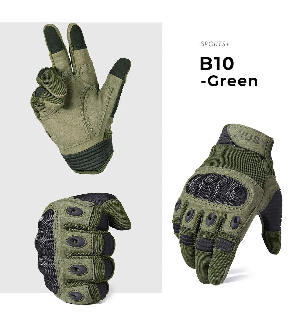 Reinforced Knuckle Tactical Gloves - Military Overstock