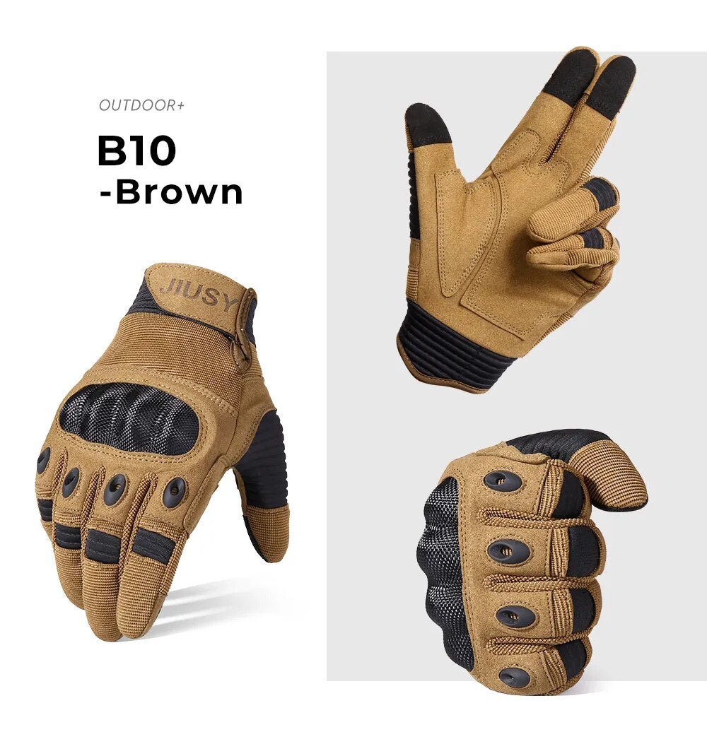 Reinforced Knuckle Tactical Gloves - Military Overstock