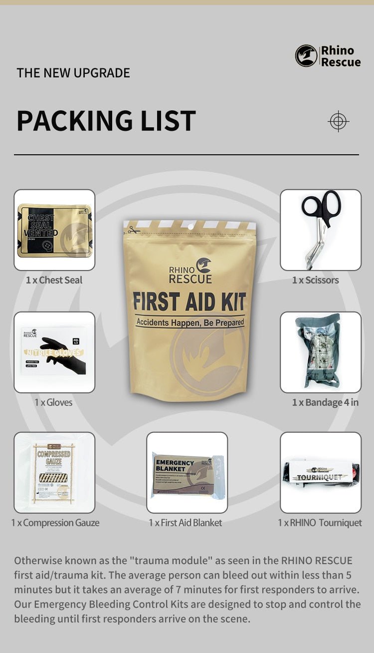 RHINO Rescue First Aid Kit - Military Overstock