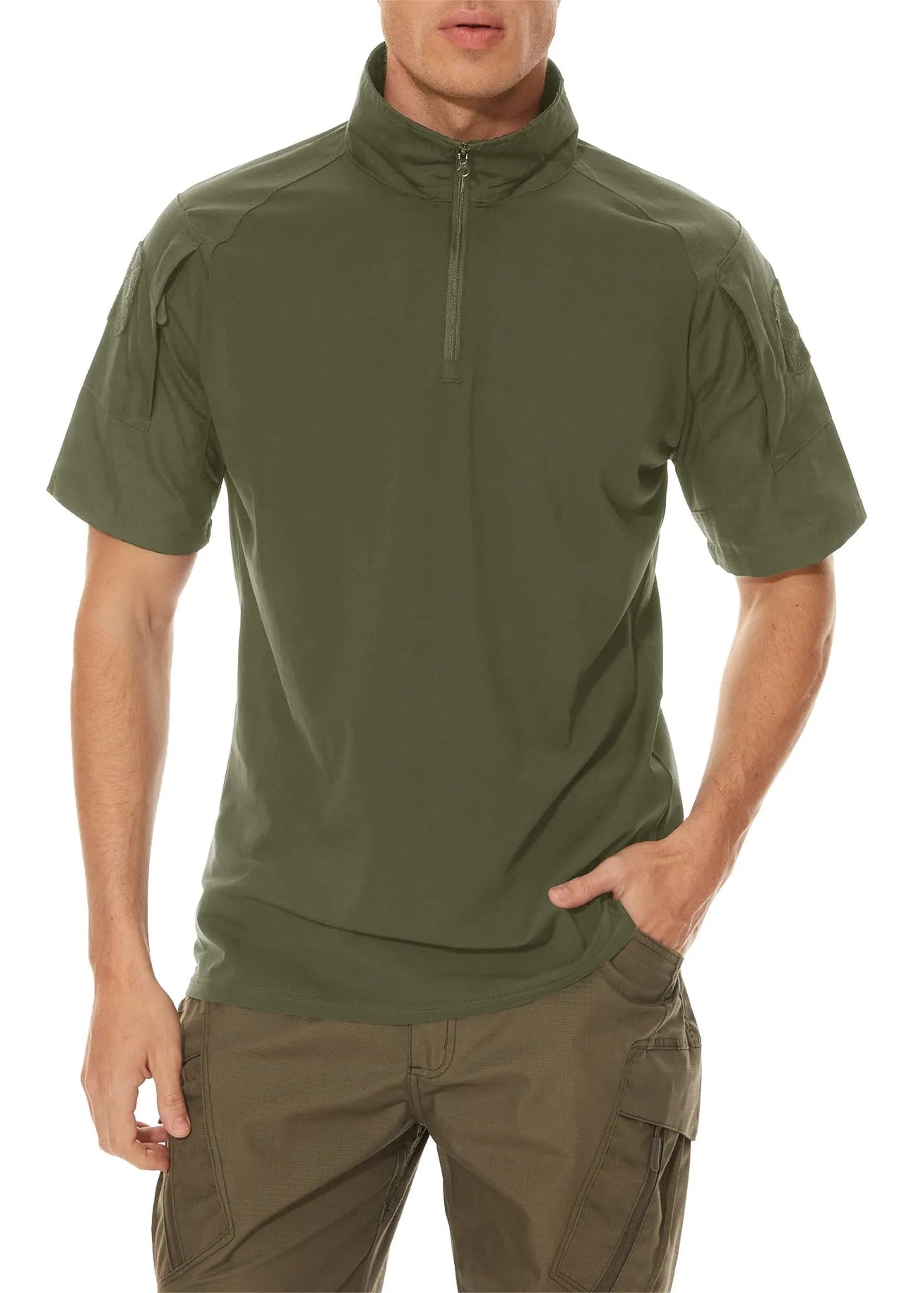 Short Sleeve 1/4 Zip Tactical Thermal - Military Overstock