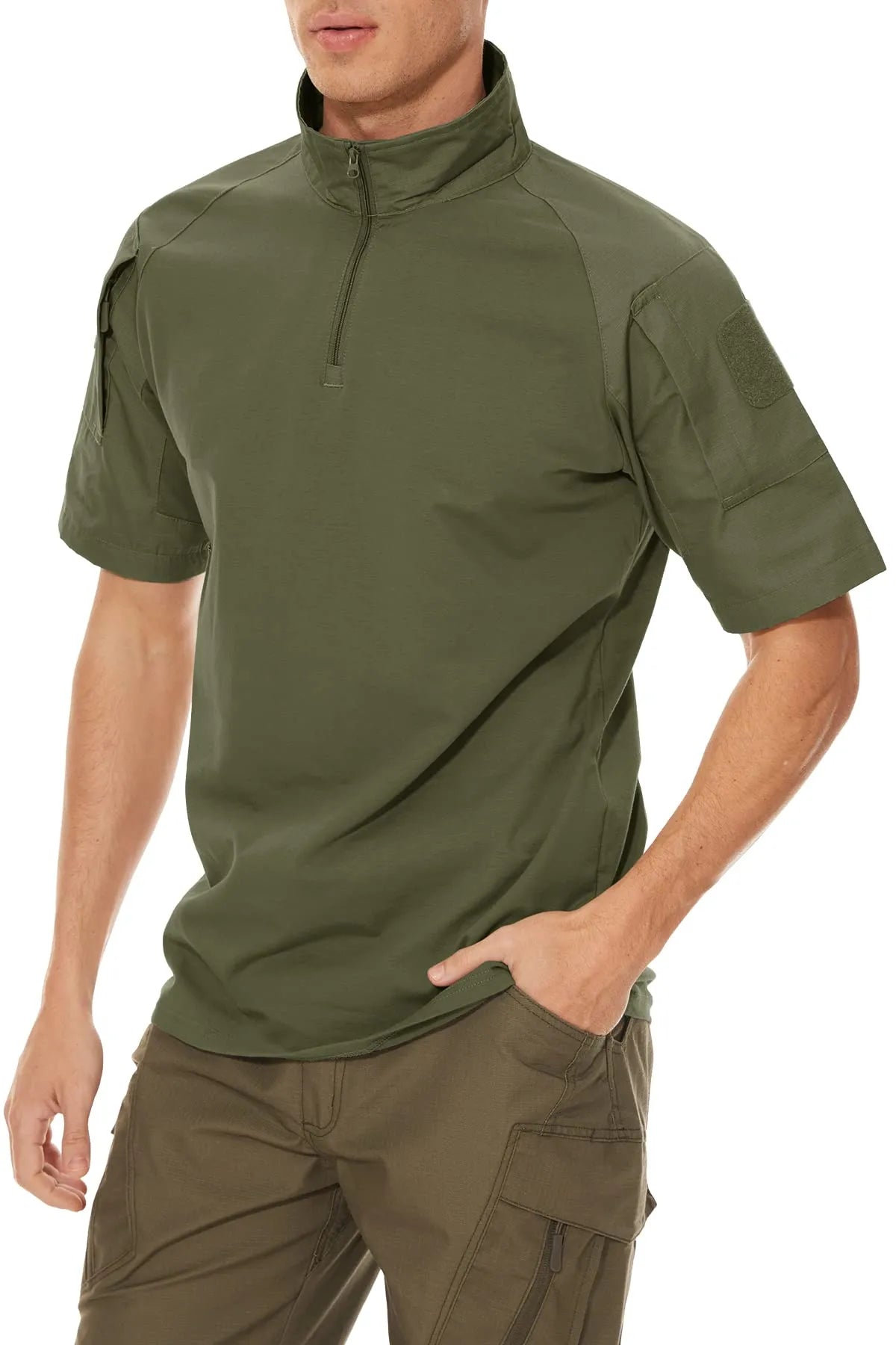 Short Sleeve 1/4 Zip Tactical Thermal - Military Overstock