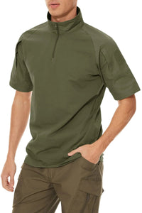 Thumbnail for Short Sleeve 1/4 Zip Tactical Thermal - Military Overstock