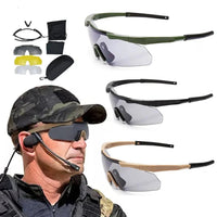 Thumbnail for StealthGuard Eye Pro Operator Glasses - Military Overstock