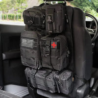 Thumbnail for Tactical Backseat Car Organizer + 5 Molle Pouches - Military Overstock