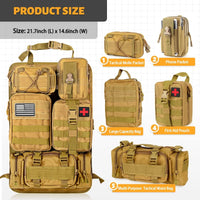 Thumbnail for Tactical Backseat Car Organizer + 5 Molle Pouches - Military Overstock