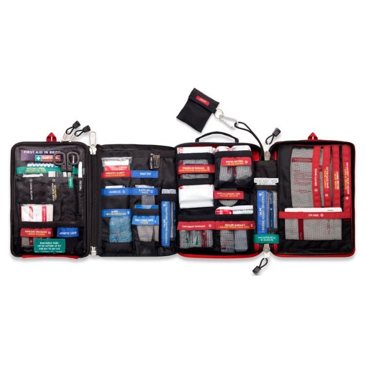 The Survivor First Aid Medical Kit + Waterproof Bag - Military Overstock