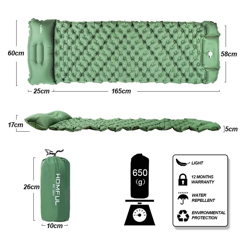 Ultra Light Inflatable Mattress - Military Overstock